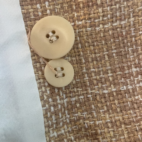 Tailleur Platinum blazer jacket shades of tan beige classic - Picture 5 of 15